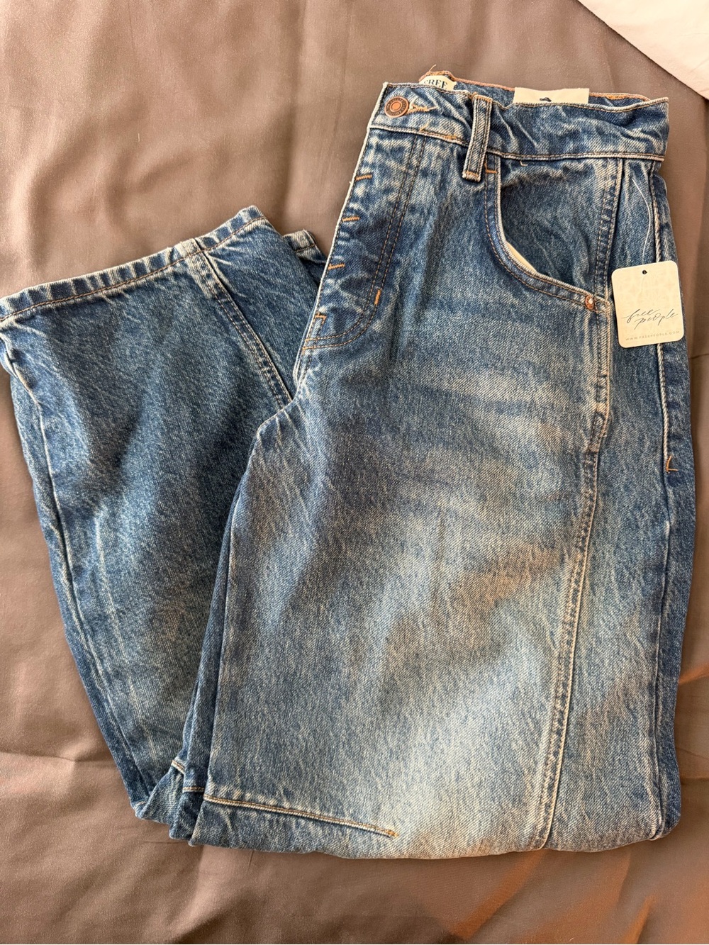 We The Free Light Blue Relaxed Denim Jeans